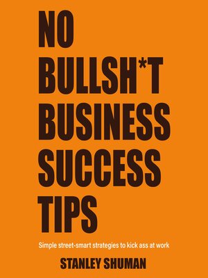 cover image of No Bullshit Business Success Tips